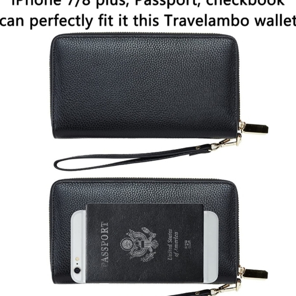 Womens Wallet Genuine Leather RFID Blockin… - Picture 3 of 9